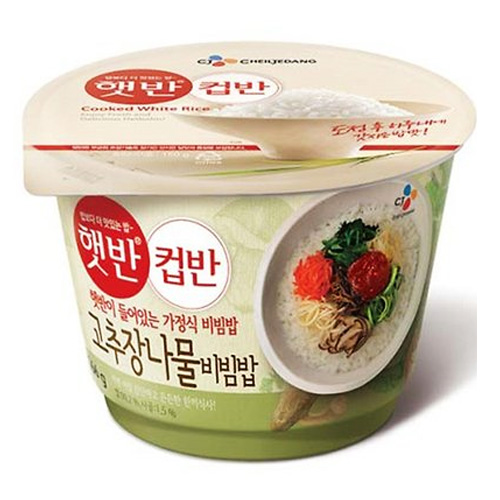 CJ)햇반 컵반 고추장나물비빔밥 229g