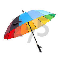 미양)장우산 무지개 (일반식자동우산)